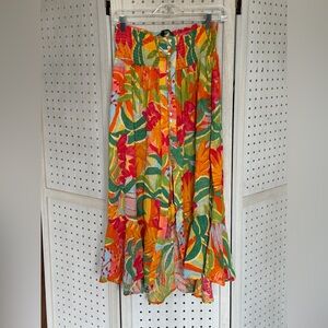 RACHEL Rachel Roy Vibrant Floral Maxi Skirt